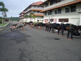 American Marines in physcial training exercise at US Embassy, Clayton, Panama – Best Places In The World To Retire – International Living